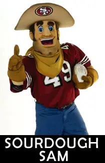 Sourdough Sam - 49ers Mascot